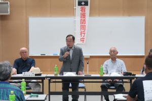挨拶の様子