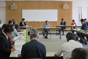 挨拶の様子