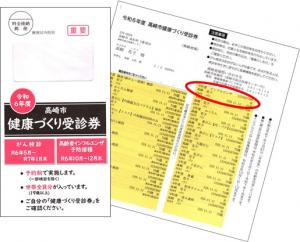 健康づくり受診券イメージ