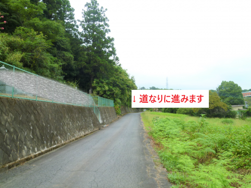 牛伏山林道手前市道