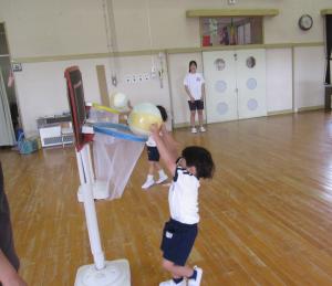 バスケットリレー