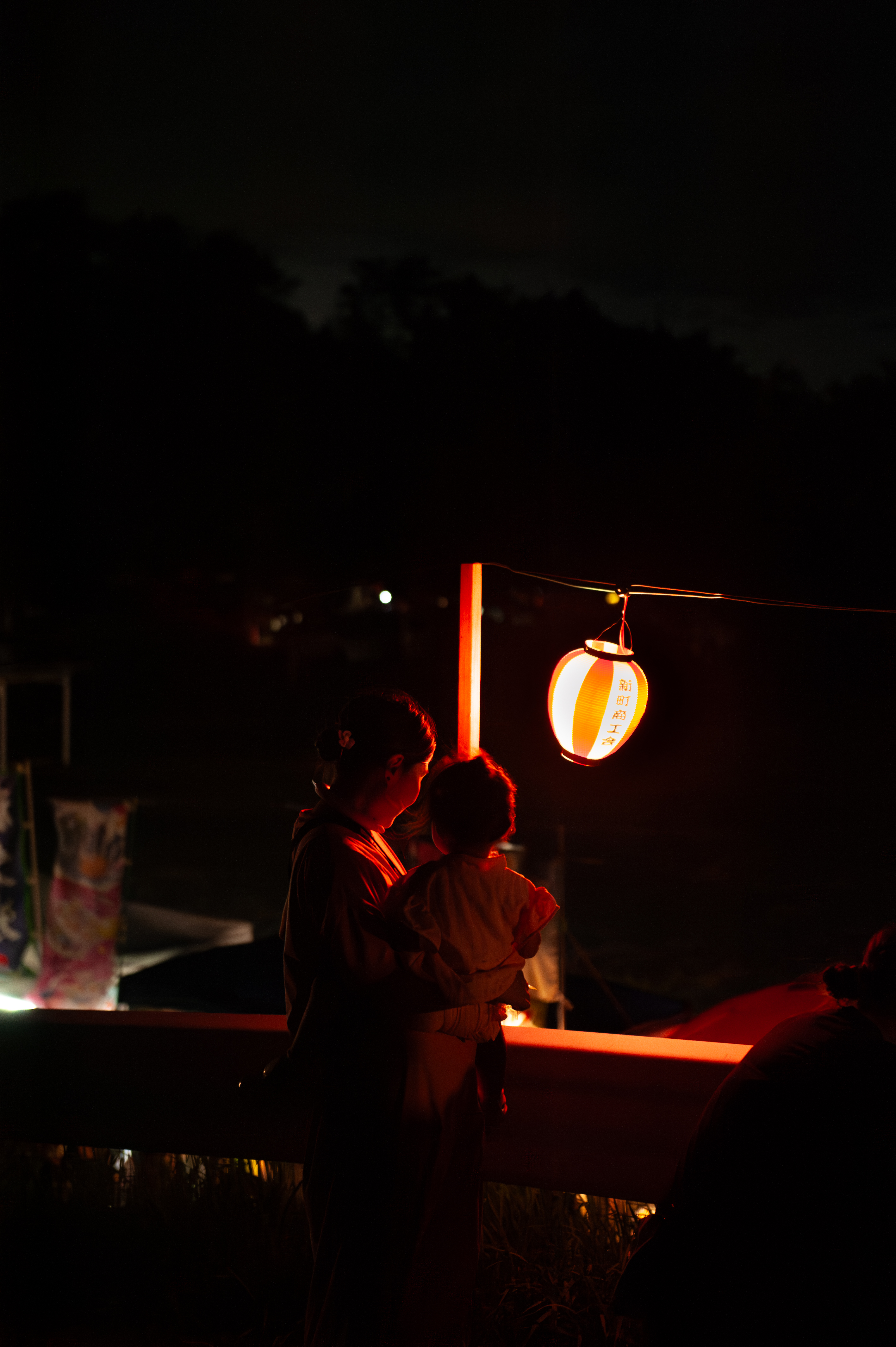 新町ふるさと祭り花火大会・灯籠流しの写真７