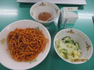 今日の給食