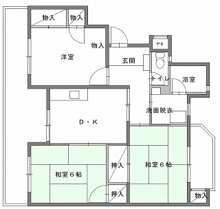 代表的な間取りの例の画像