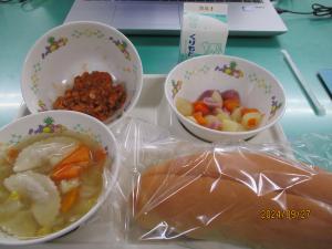 今日の給食
