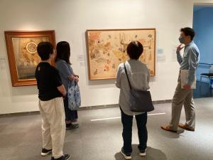 福井良之助展ギャラリートークの様子4