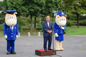 挨拶の様子