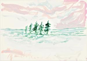 五本の木の画像