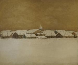 福井良之助「雪景」