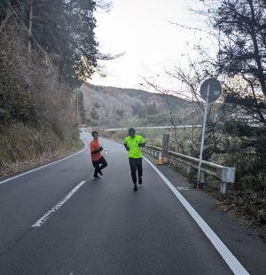 第34回はるな梅マラソンハーフコース試走写真⑭