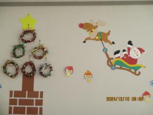 年少クリスマスリース
