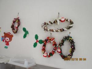 年長クリスマスリース①