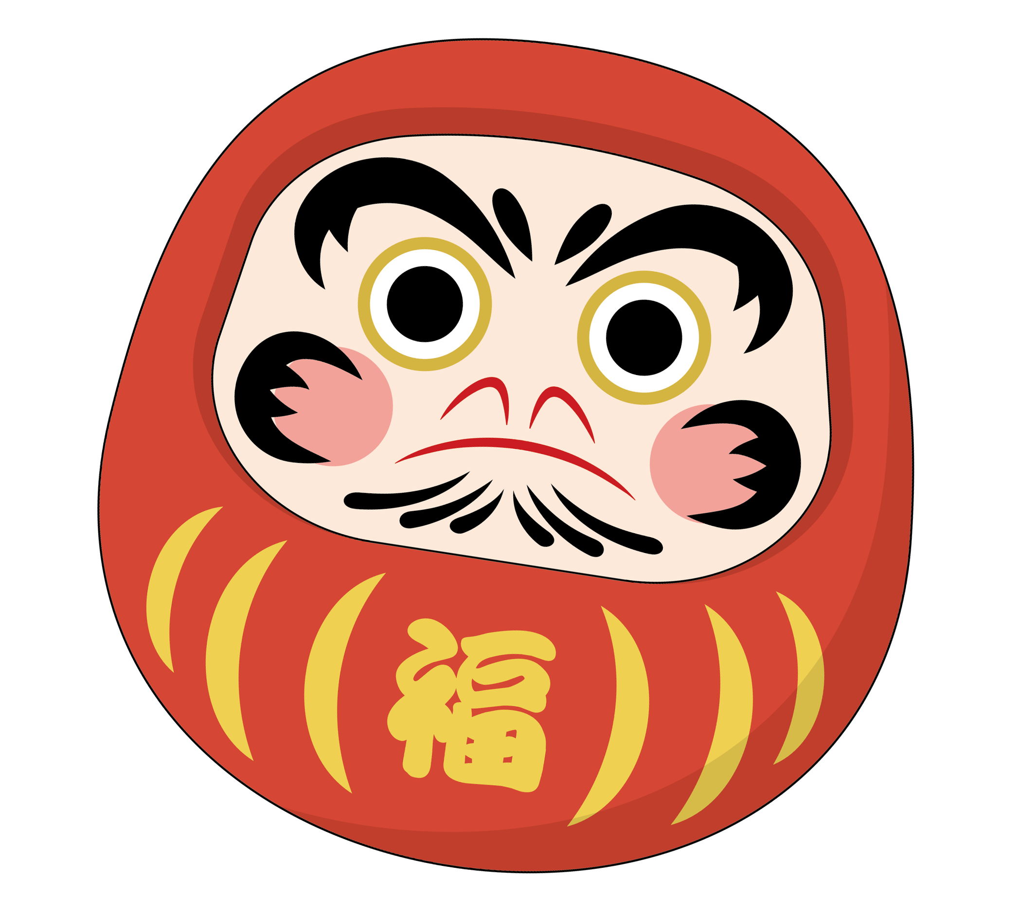 だるまイラスト