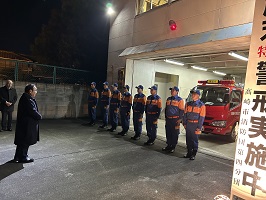 挨拶の様子