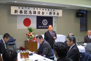 挨拶の様子