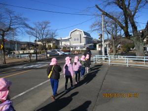 交通教室に到着