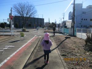 信号のない横断歩道
