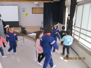 年中さんがお迎えに④