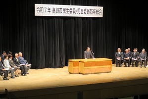 挨拶の様子
