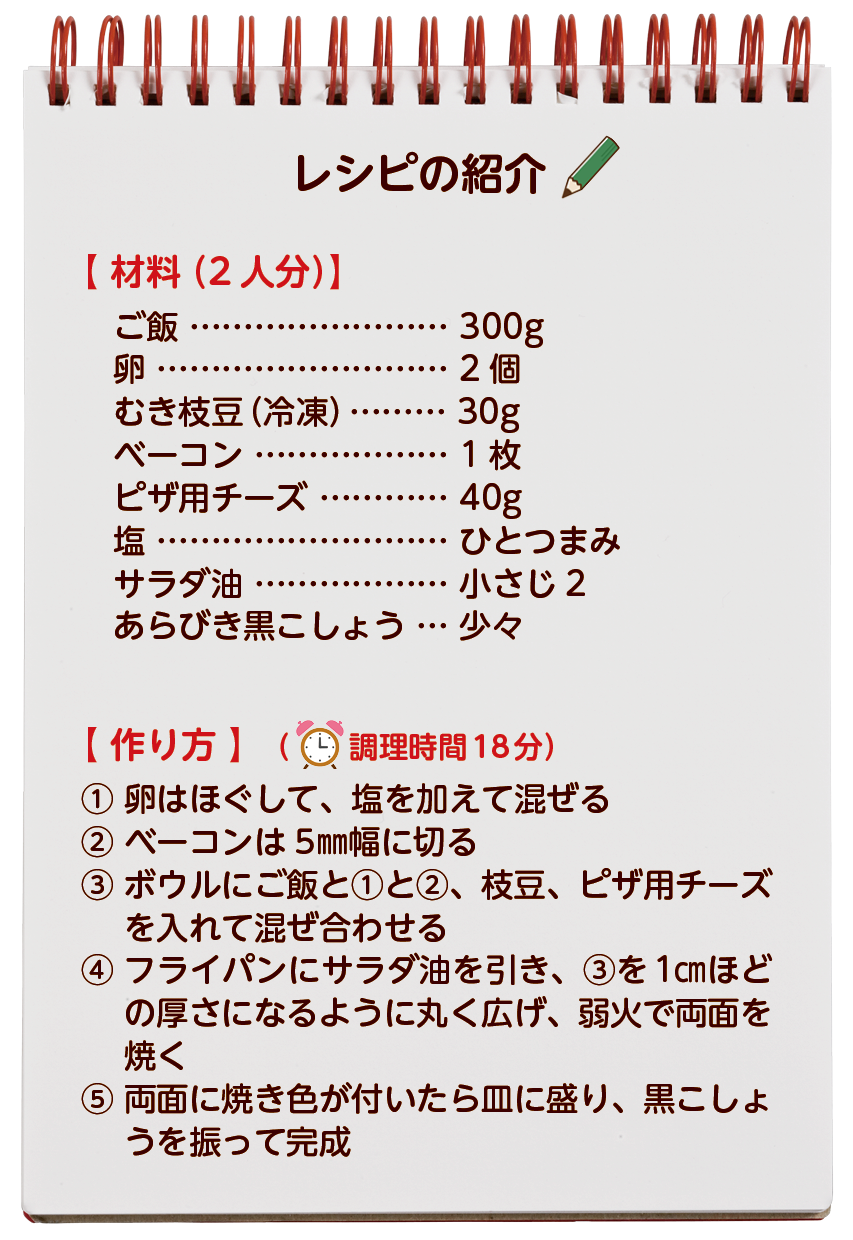 小学生の部最優秀作品レシピ
