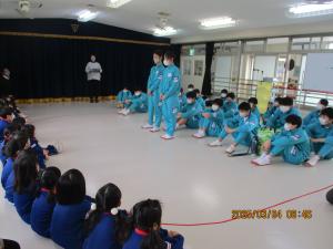 中学生との交流①
