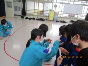 班別遊びゴムでっぽう②
