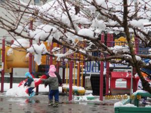 雪遊び②