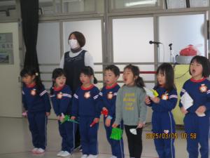 年長さんからのプレゼント②