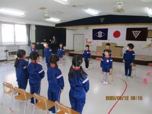 卒園式の練習①