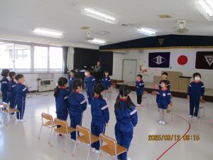 卒園式の練習②