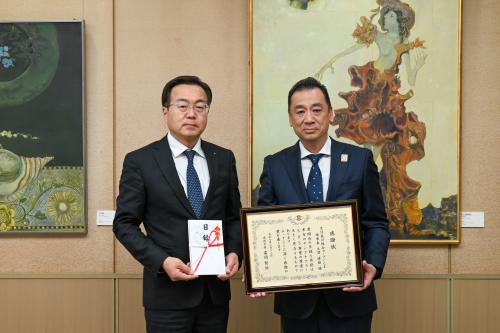 生活協同組合コープぐんま様感謝状贈呈式