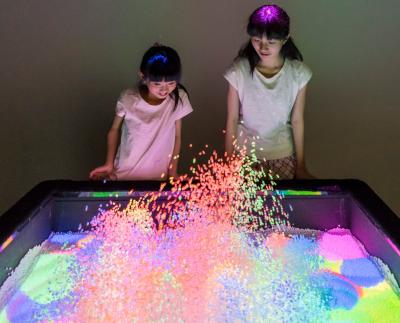 的場やすし、山野真吾、徳井太郎「SplashDisplay」