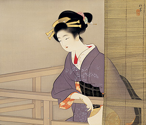 上村松園《京美人之図》1932～1935年頃　寄託作品
