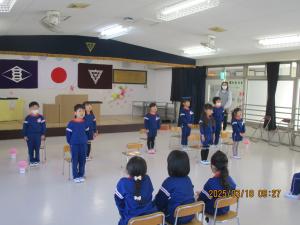 卒園式の練習③