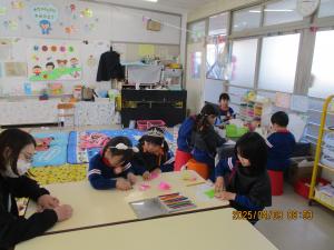 年長朝の様子④