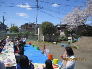 お花見給食③
