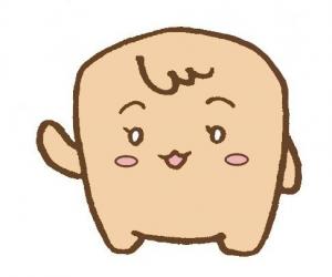 金井沢碑のキャラクター「かなぴー」の画像