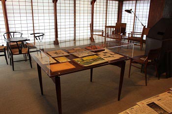 佐藤晃一展旧井上房一郎邸での展示