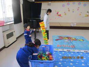 ブロック遊び②