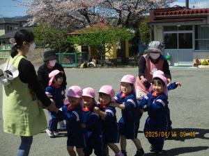 年少さん出発