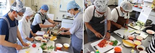 男性料理教室写真