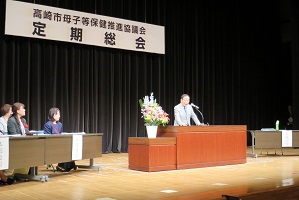 挨拶の様子