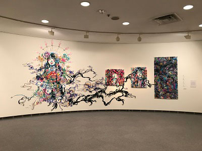 大竹夏紀さんの作品展示風景