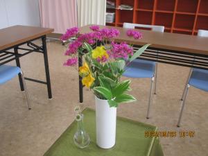 園長室の花②