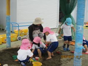 砂遊び②