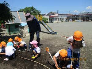 根っこ堀り②