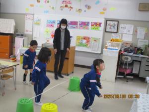 ゴム跳び②