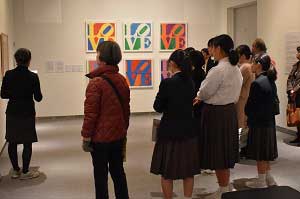 第3展示室でのトークの様子