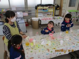 シャボンづくり②