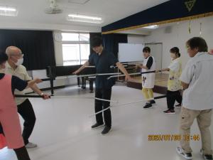 さすまたの訓練③